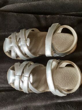 See Kai Run Silver Girls Sandals